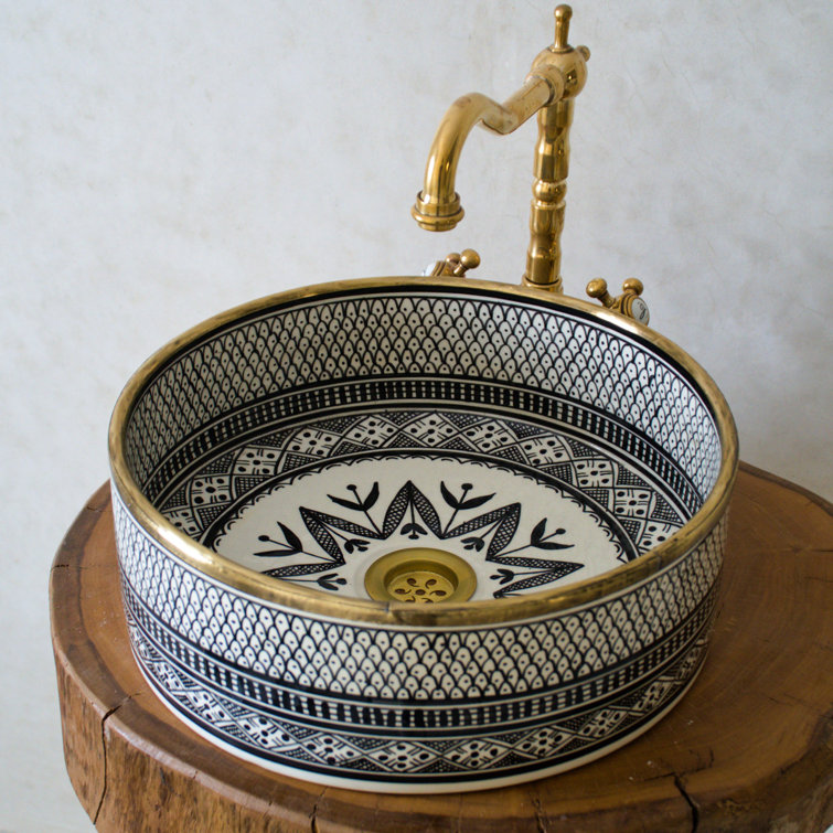 CUSTOmosaic 14 Bathroom Sink Wayfair